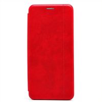 Чехол для Tecno Pova 3 (LF7n) флип боковой кожзам №3 <красный> ― Spb.OnlineBazar.su