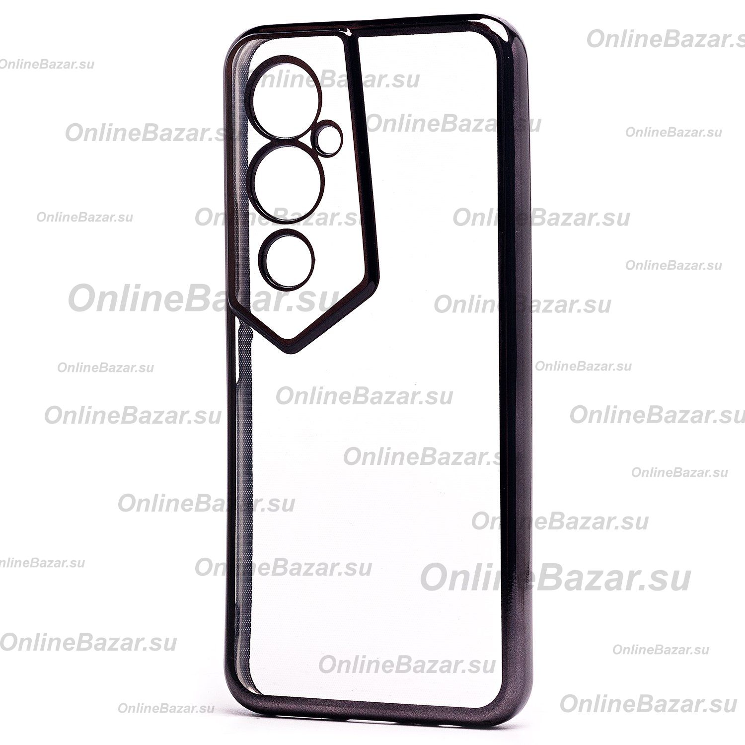 Чехол для Tecno Pova 4 Pro (LG8n) силиконовый ультратонкий Pilot <черный> ― Spb.OnlineBazar.su