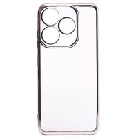 Чехол для Tecno Spark 10C (KI5m) силиконовый ультратонкий Pilot <серебристый> ― Spb.OnlineBazar.su