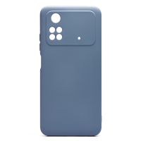 Чехол для Xiaomi Poco M4 Pro силиконовый Soft Touch 4 <серый> ― Spb.OnlineBazar.su