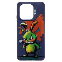 Чехол для Xiaomi Redmi Note 13 силиконовый (рис. 335/заяц) <темно-синий> ― Spb.OnlineBazar.su