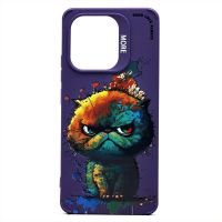 Чехол для Xiaomi Redmi Note 13 силиконовый (рис. 335/кот) <фиолетовый> ― Spb.OnlineBazar.su