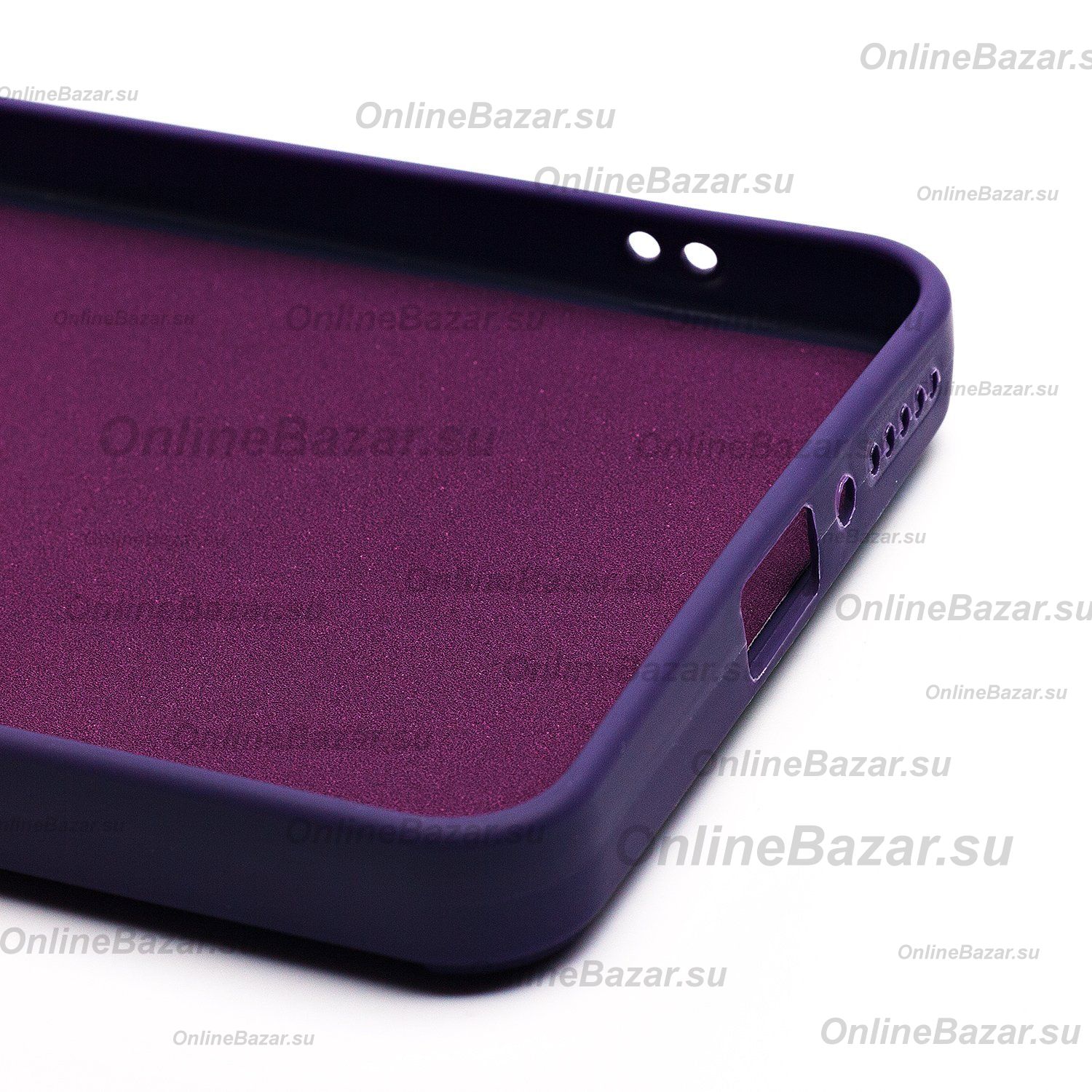 Чехол для Xiaomi Redmi Note 13 силиконовый (рис. 335/кот) <фиолетовый> ― Spb.OnlineBazar.su