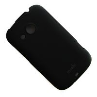Чехол для HTC Desire C (A320e) задняя крышка пластиковый прорезиненный Moshi Case Soft Touch <черный> ― Spb.OnlineBazar.su