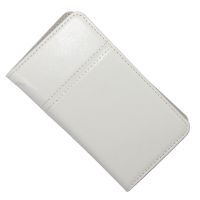 Чехол универсальный 4.3-4.5 флип боковой Line <белый> ― Spb.OnlineBazar.su