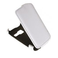 Чехол для Alcatel OT 3041D (One Touch Tribe) флип кожзам №1 <белый> ― Spb.OnlineBazar.su