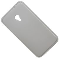 Чехол для Alcatel OT 5045D (One Touch Pixi 4 5) силиконовый матовый <бело-прозрачный> ― Spb.OnlineBazar.su