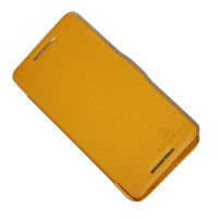 Чехол для HTC Butterfly S (901e) флип боковой пластик-кожзам Nillkin Fresh <желтый> ― Spb.OnlineBazar.su