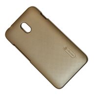 Чехол для HTC Desire 210 Dual Sim задняя крышка пластик ребристый Nillkin <золотой> ― Spb.OnlineBazar.su
