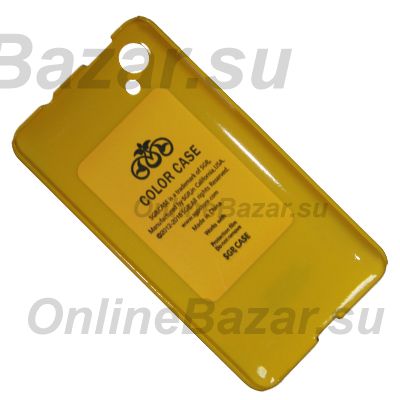 Чехол для HTC One SC (T528D) задняя крышка пластик лакированный SGP Case Ultra Slider <желтый> ― Spb.OnlineBazar.su