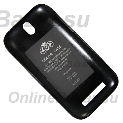Чехол для HTC One SV (T528t) задняя крышка пластик лакированный SGP Case Ultra Slider <черный> ― Spb.OnlineBazar.su