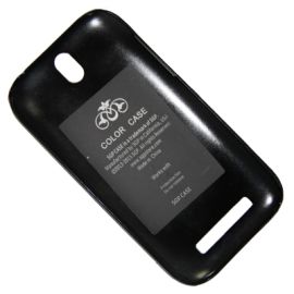 Чехол для HTC One SV (T528t) задняя крышка пластик лакированный SGP Case Ultra Slider <черный>