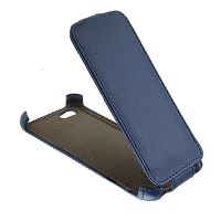 Чехол для HTC PK76100 флип кожзам №1 <синий> ― Spb.OnlineBazar.su