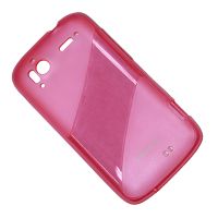 Чехол для HTC PG58130 задняя крышка пластиково-силиконовый Pisen <розовый> ― Spb.OnlineBazar.su