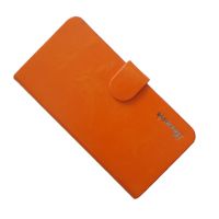 Чехол для HTC X920e (Butterfly) флип боковой натуральная кожа Xuenair Wax Oil Series <оранжевый> ― Spb.OnlineBazar.su
