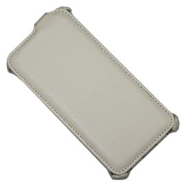 Чехол для HTC X920e (Butterfly) флип кожзам №1 <белый>