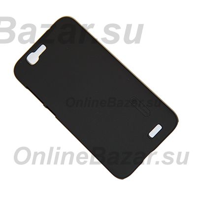 Чехол для Huawei G760-L01 задняя крышка пластик ребристый Nillkin <черный> ― Spb.OnlineBazar.su
