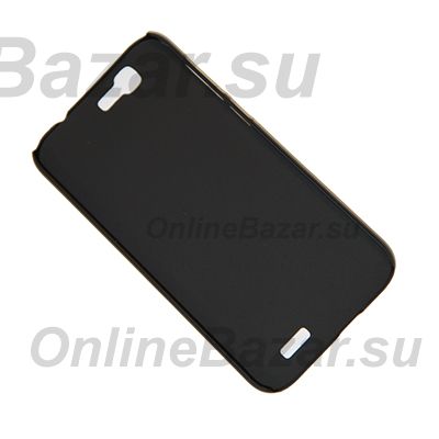 Чехол для Huawei G760-L01 задняя крышка пластик ребристый Nillkin <черный> ― Spb.OnlineBazar.su