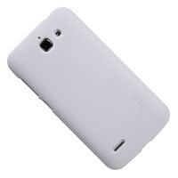Чехол для Huawei Ascend G730 задняя крышка пластик ребристый Nillkin <белый> ― Spb.OnlineBazar.su