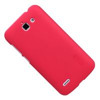 Чехол для Huawei Ascend G730 задняя крышка пластик ребристый Nillkin <красный> ― Spb.OnlineBazar.su