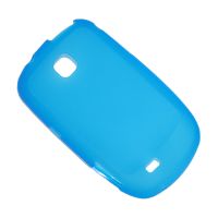 Чехол для Samsung S5570 (Galaxy Mini) силиконовый матовый <синий> ― Spb.OnlineBazar.su