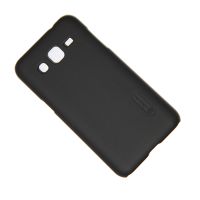 Чехол для Samsung SM-J200F (Galaxy J2) задняя крышка пластик ребристый Nillkin <черный> ― Spb.OnlineBazar.su