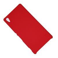 Чехол для Sony Xperia Z4 задняя крышка пластик ребристый Nillkin <красный> ― Spb.OnlineBazar.su