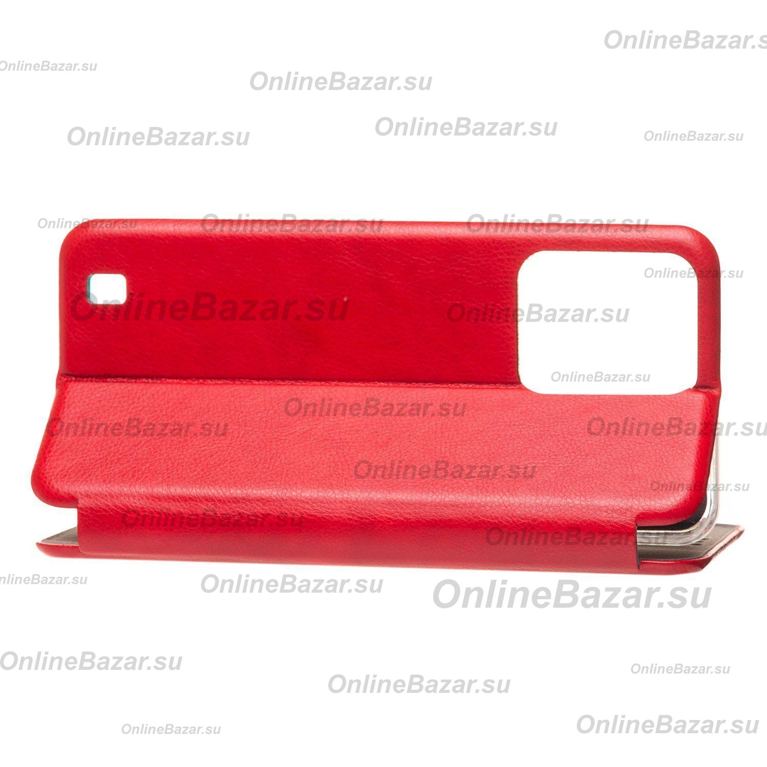 Чехол для Realme C31 флип боковой кожзам №3 <красный> ― Spb.OnlineBazar.su