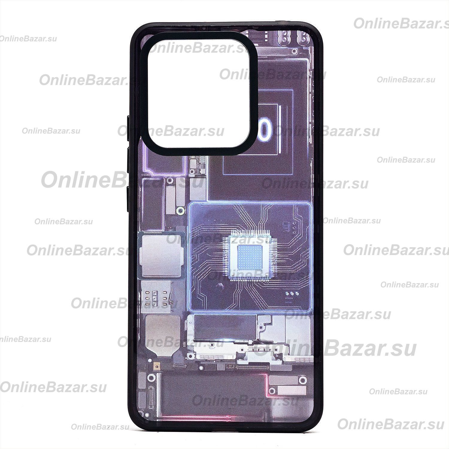Чехол для Xiaomi Redmi Note 13 пластиковый (рис. 088) <фиолетовый> ― Spb.OnlineBazar.su