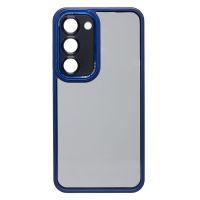 Чехол для Samsung SM-S911B (Galaxy S23) пластиковый с закрытой камерой №2 <синий> ― Spb.OnlineBazar.su