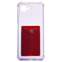Чехол для Realme RMX3506 силиконовый с картхолдером №2 <фиолетовый> ― Spb.OnlineBazar.su