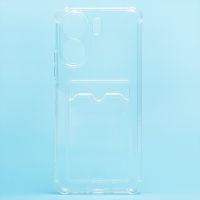 Чехол для Realme RMX3910 силиконовый с картхолдером №2 <прозрачный> ― Spb.OnlineBazar.su