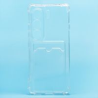 Чехол для Tecno Camon 40 (CM5) силиконовый с картхолдером №2 <прозрачный> ― Spb.OnlineBazar.su