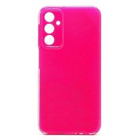 Чехол для Samsung SM-A245F (Galaxy A24) силиконовый с блестками №3 <розовый> ― Spb.OnlineBazar.su