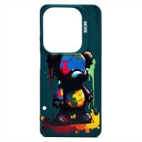 Чехол для Infinix Hot 40 Pro (X6837) силиконовый (рис. 335/медведь) <темно-зеленый> ― Spb.OnlineBazar.su