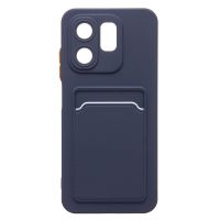 Чехол для Infinix Hot 50i (X6531B) силиконовый с картхолдером №9 <темно-синий> ― Spb.OnlineBazar.su