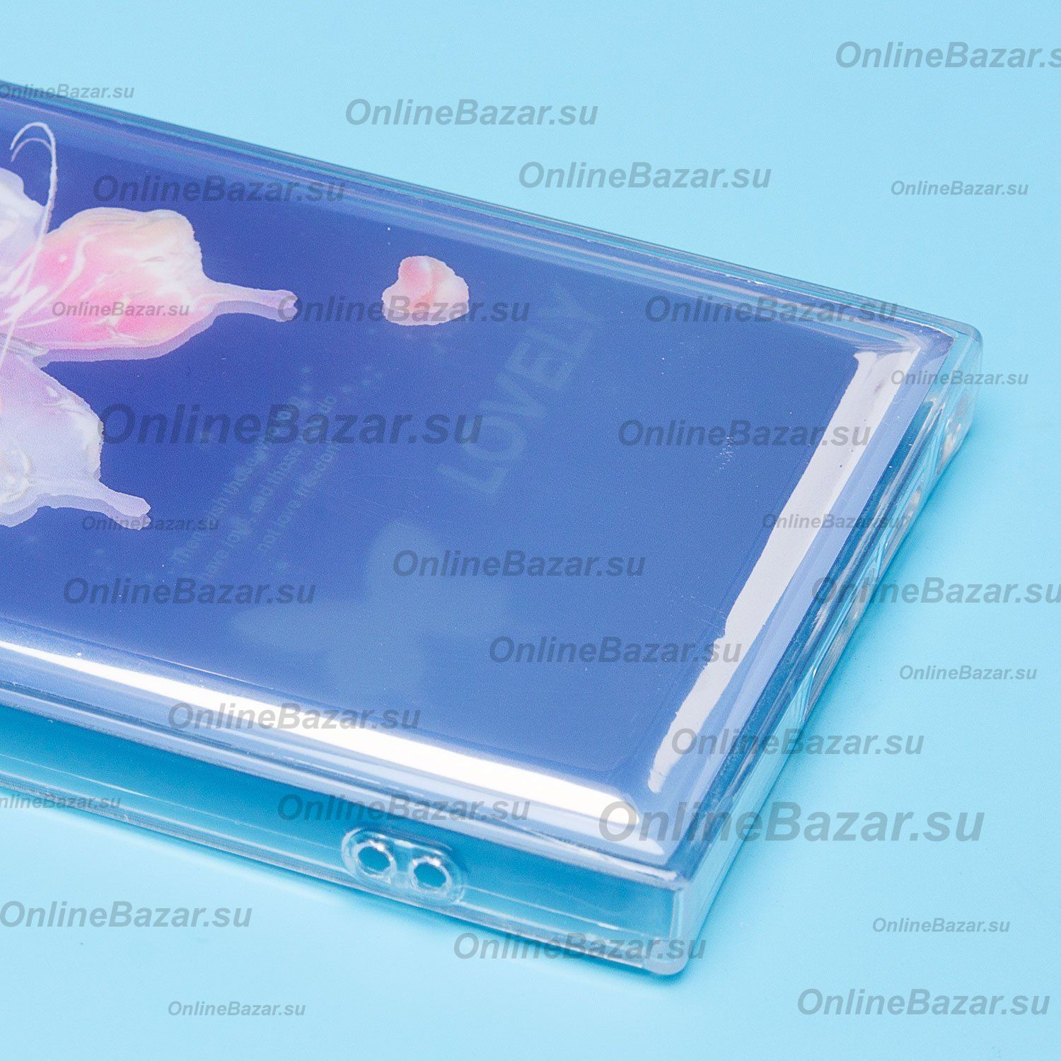 Чехол для Samsung SM-S918B (Galaxy S23 Ultra) силиконовый (рис. 339) <голубой> ― Spb.OnlineBazar.su