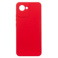 Чехол для Realme RMX3506 силиконовый Soft Touch 4 <красный> ― Spb.OnlineBazar.su