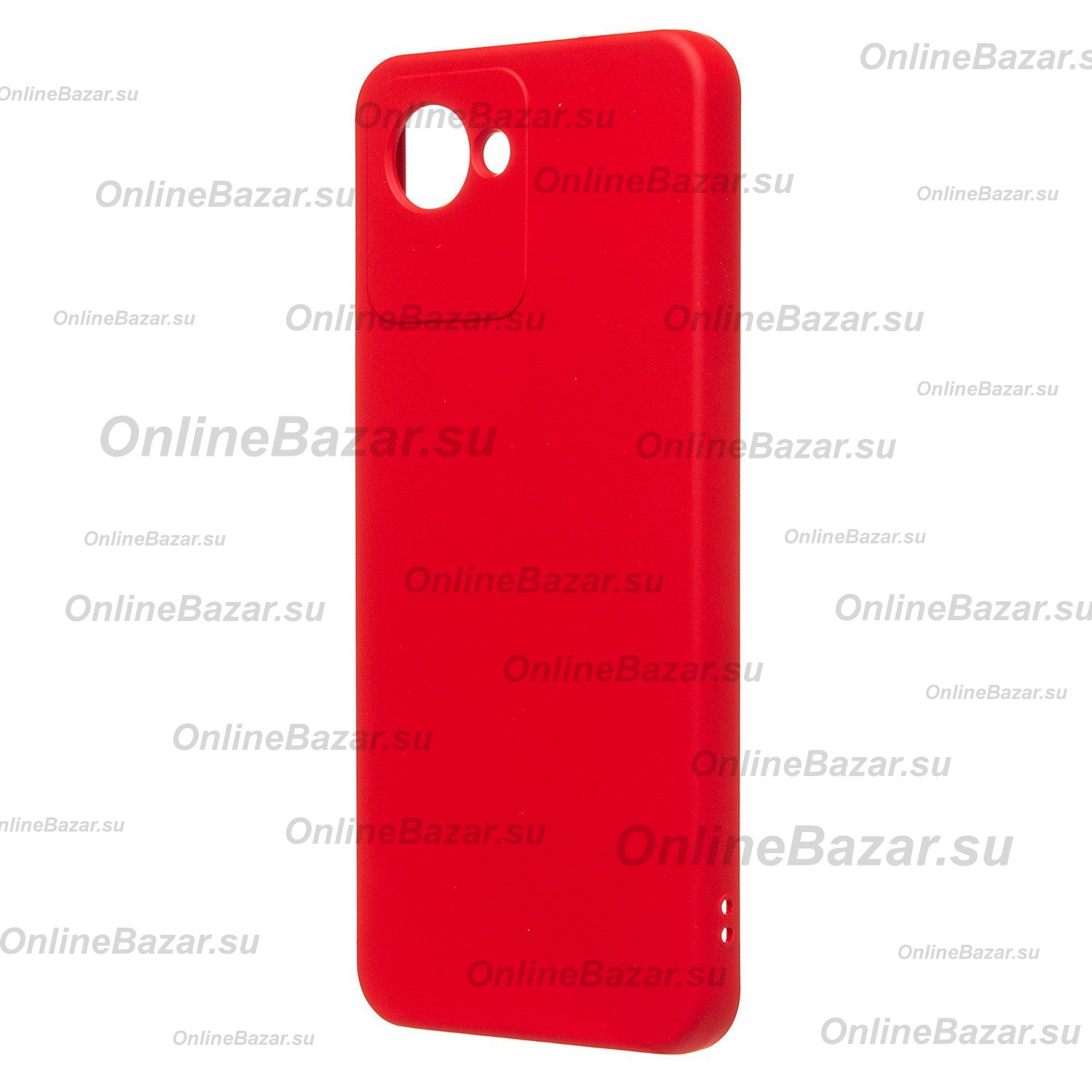 Чехол для Realme RMX3506 силиконовый Soft Touch 4 <красный> ― Spb.OnlineBazar.su