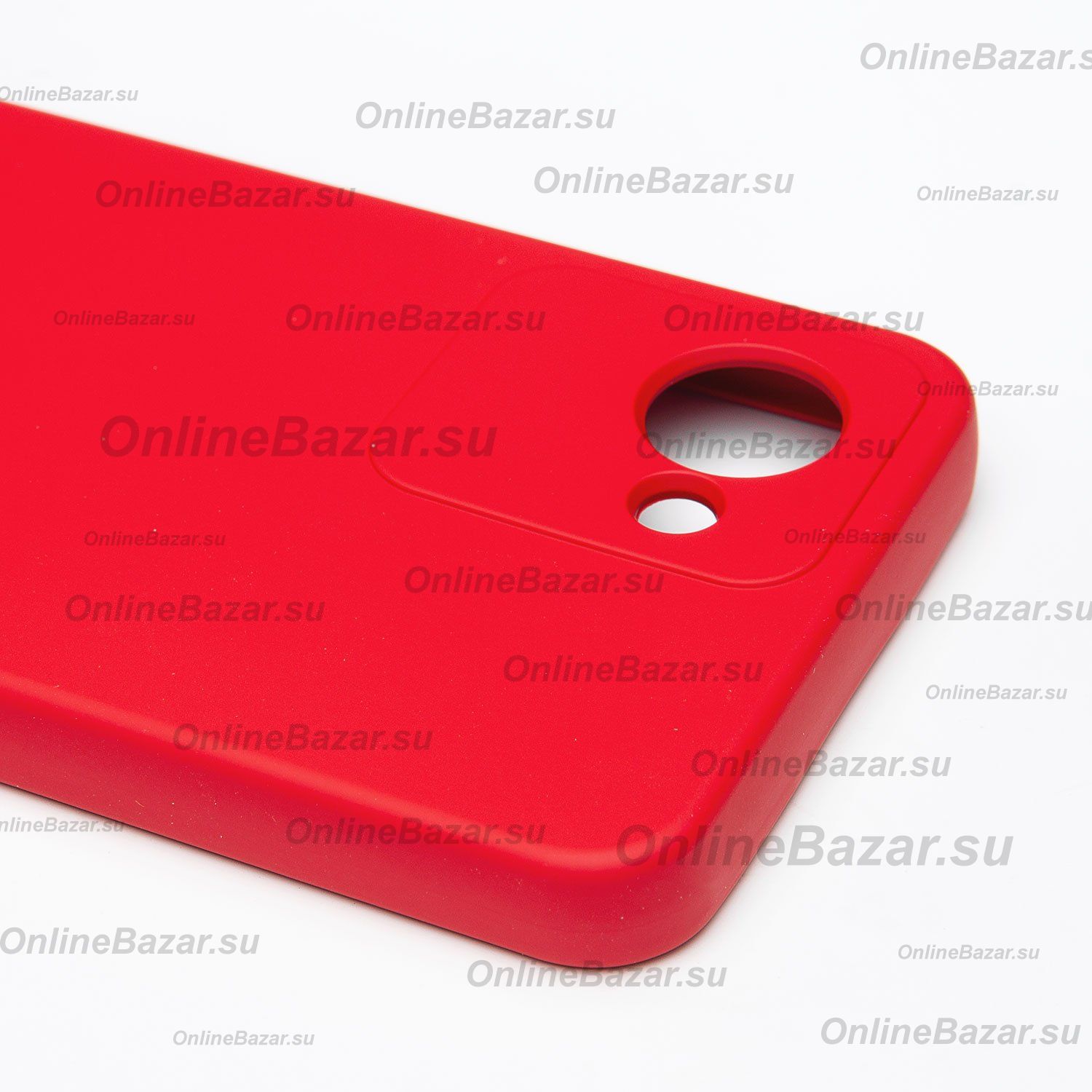 Чехол для Realme RMX3506 силиконовый Soft Touch 4 <красный> ― Spb.OnlineBazar.su