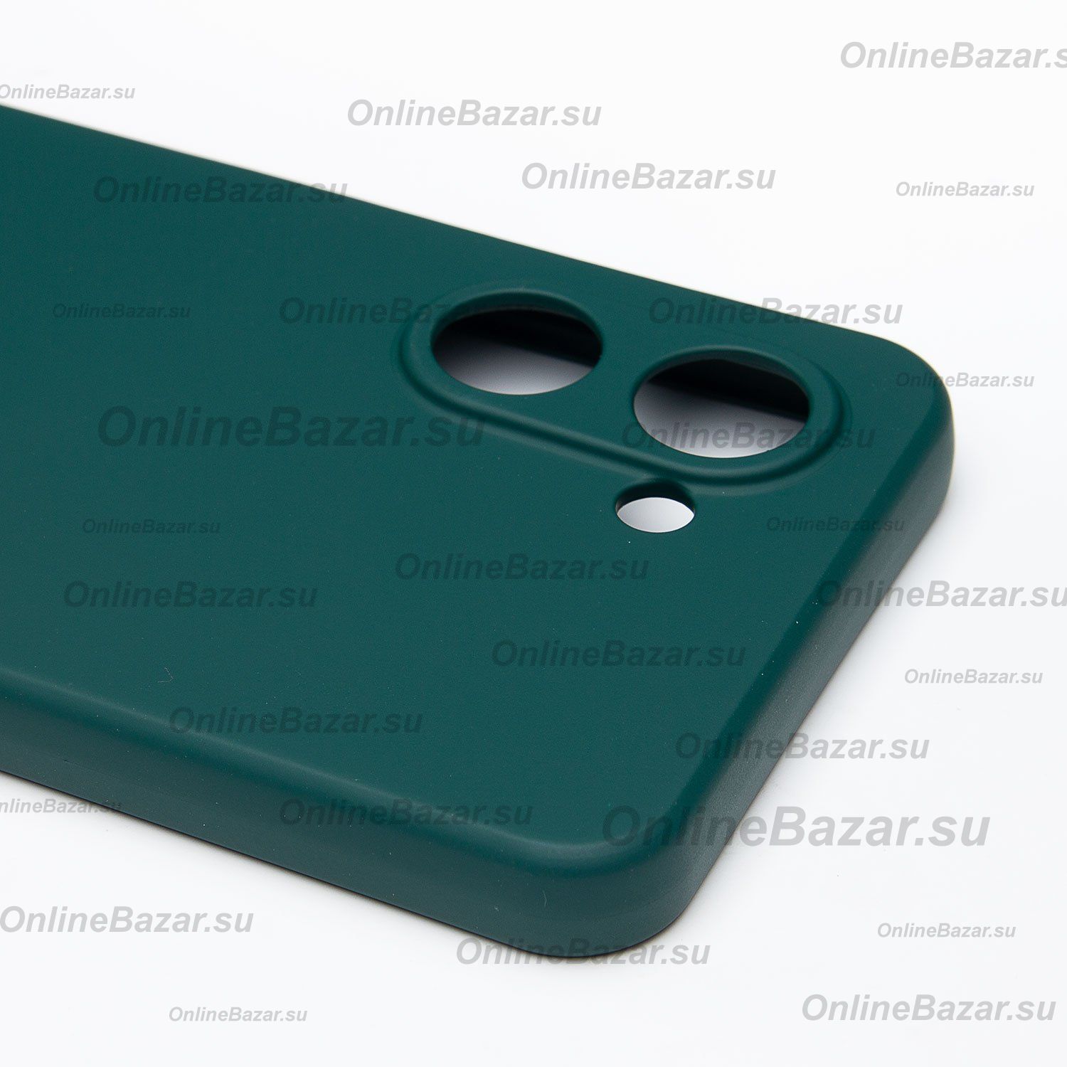 Чехол для Realme RMX3624 силиконовый Soft Touch 4 <темно-зеленый> ― Spb.OnlineBazar.su