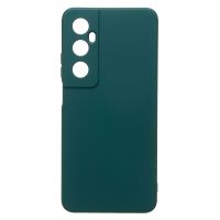 Чехол для Realme RMX3910 силиконовый Soft Touch 4 <темно-зеленый> ― Spb.OnlineBazar.su