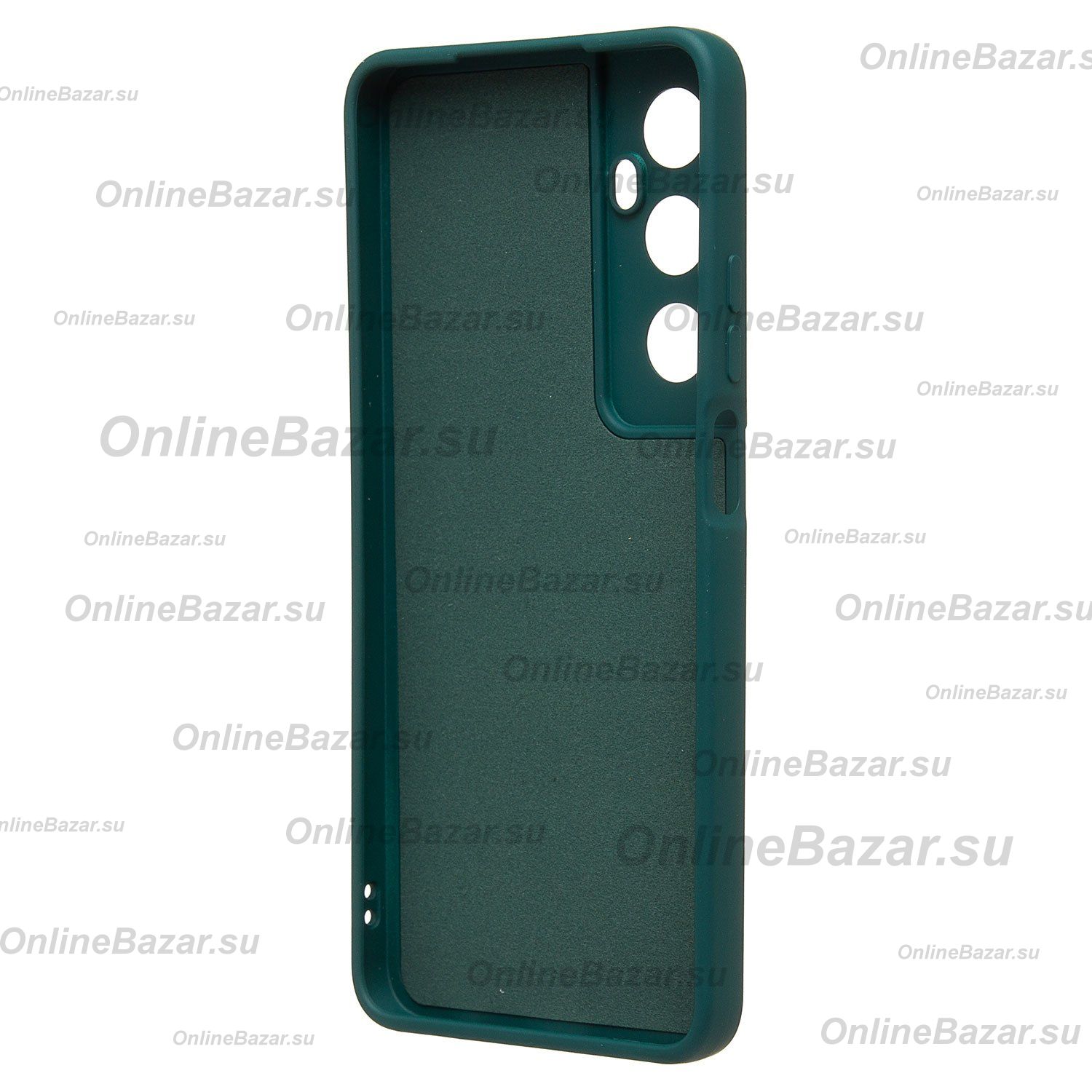 Чехол для Realme RMX3910 силиконовый Soft Touch 4 <темно-зеленый> ― Spb.OnlineBazar.su
