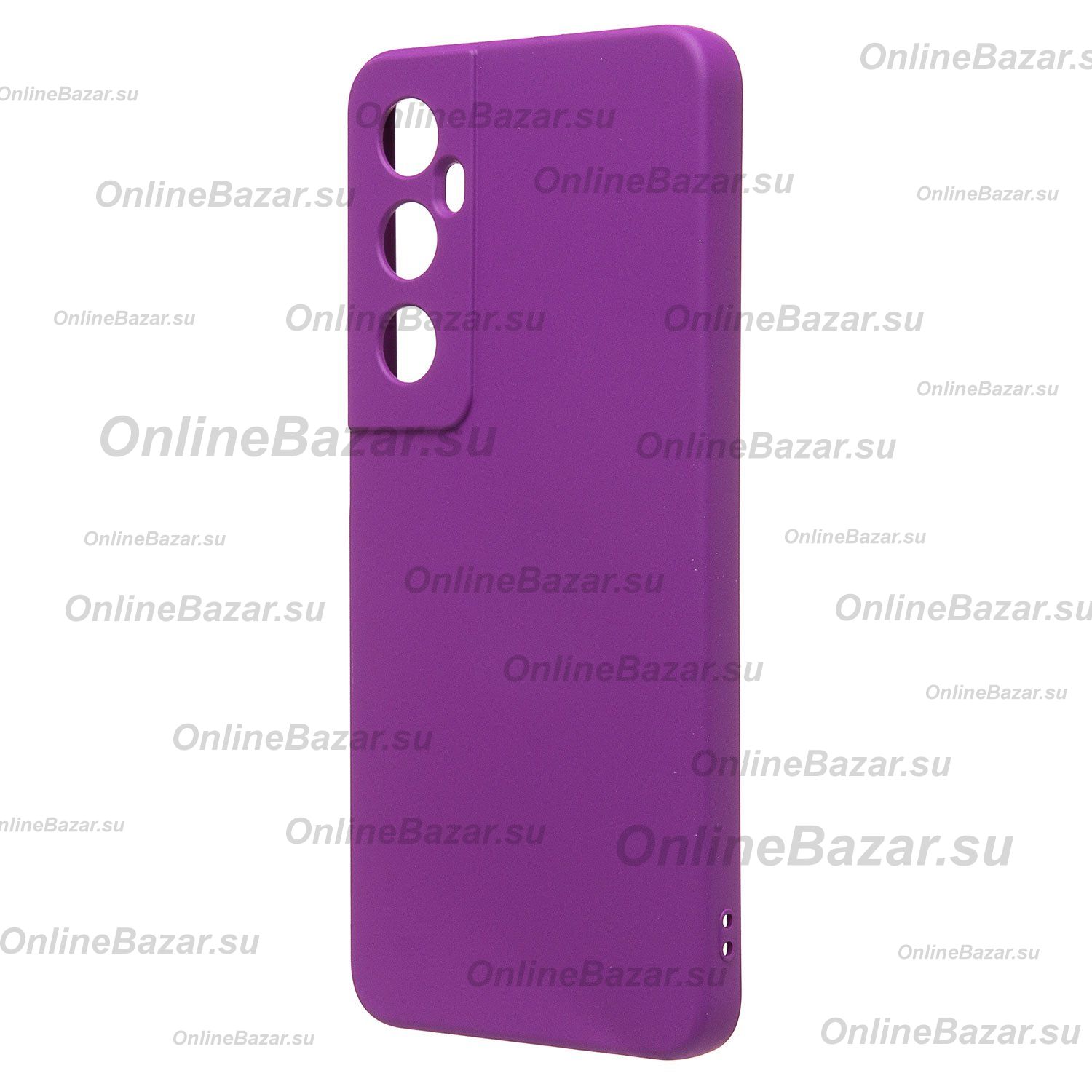 Чехол для Realme RMX3910 силиконовый Soft Touch 4 <фиолетовый> ― Spb.OnlineBazar.su