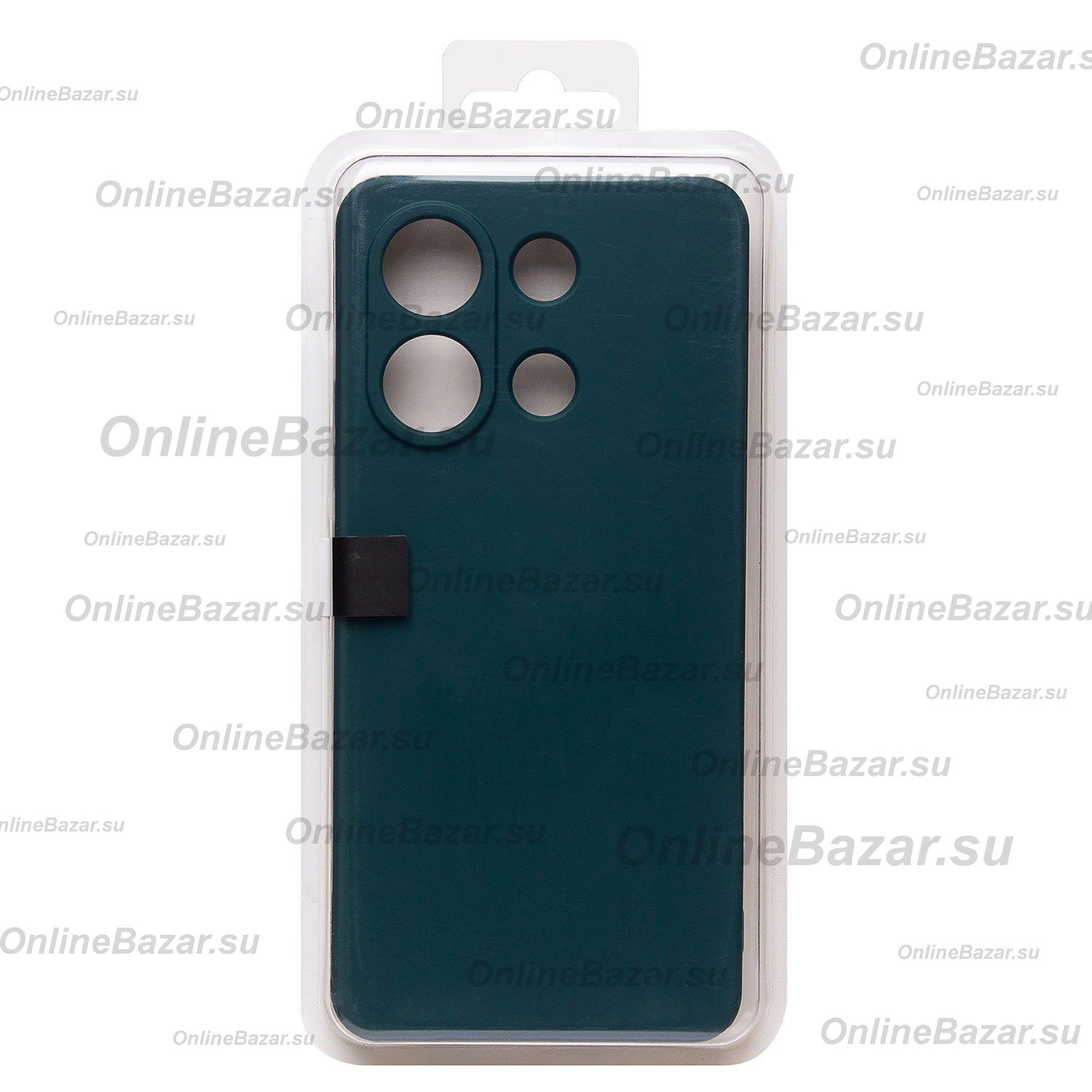 Чехол для Xiaomi Redmi Note 13 силиконовый Soft Touch 4 <темно-зеленый> ― Spb.OnlineBazar.su