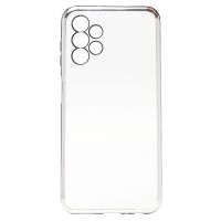 Чехол для Samsung SM-A135F (Galaxy A13) силиконовый ультратонкий Pilot <серебристый> ― Spb.OnlineBazar.su