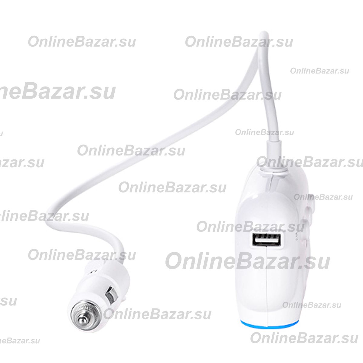 Разветвитель гнезда прикуривателя Hoco C1 (3 гнезда) <белый> ― Spb.OnlineBazar.su