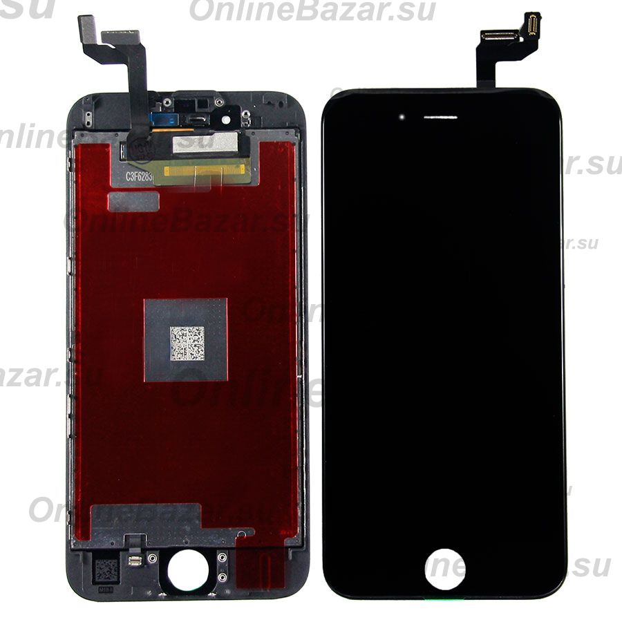 Дисплей для Apple iPhone 6s модуль в сборе с тачскрином <черный> (супер премиум) ― Spb.OnlineBazar.su