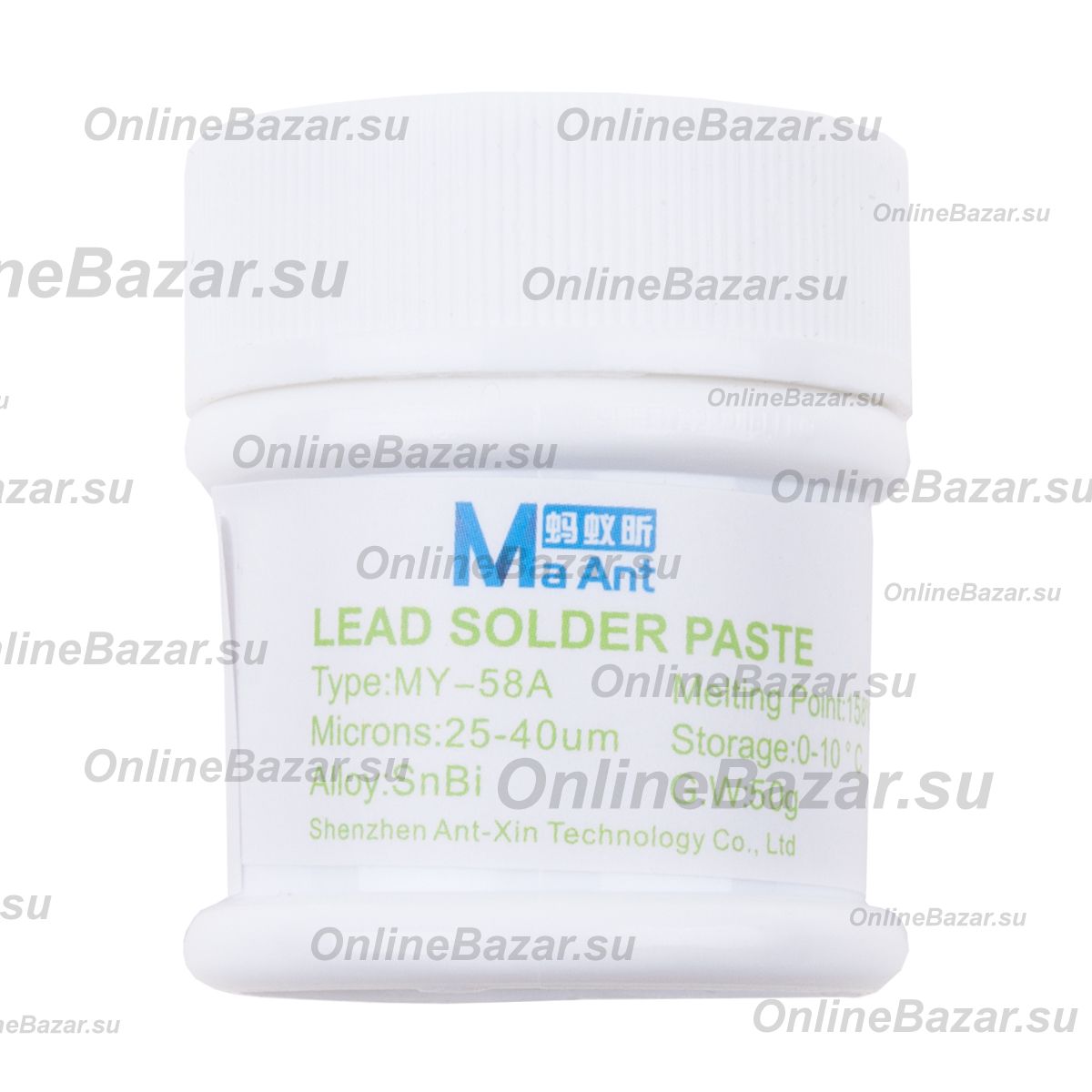 Паста паяльная MaAnt MY-58A (158°C/50 г) ― Spb.OnlineBazar.su