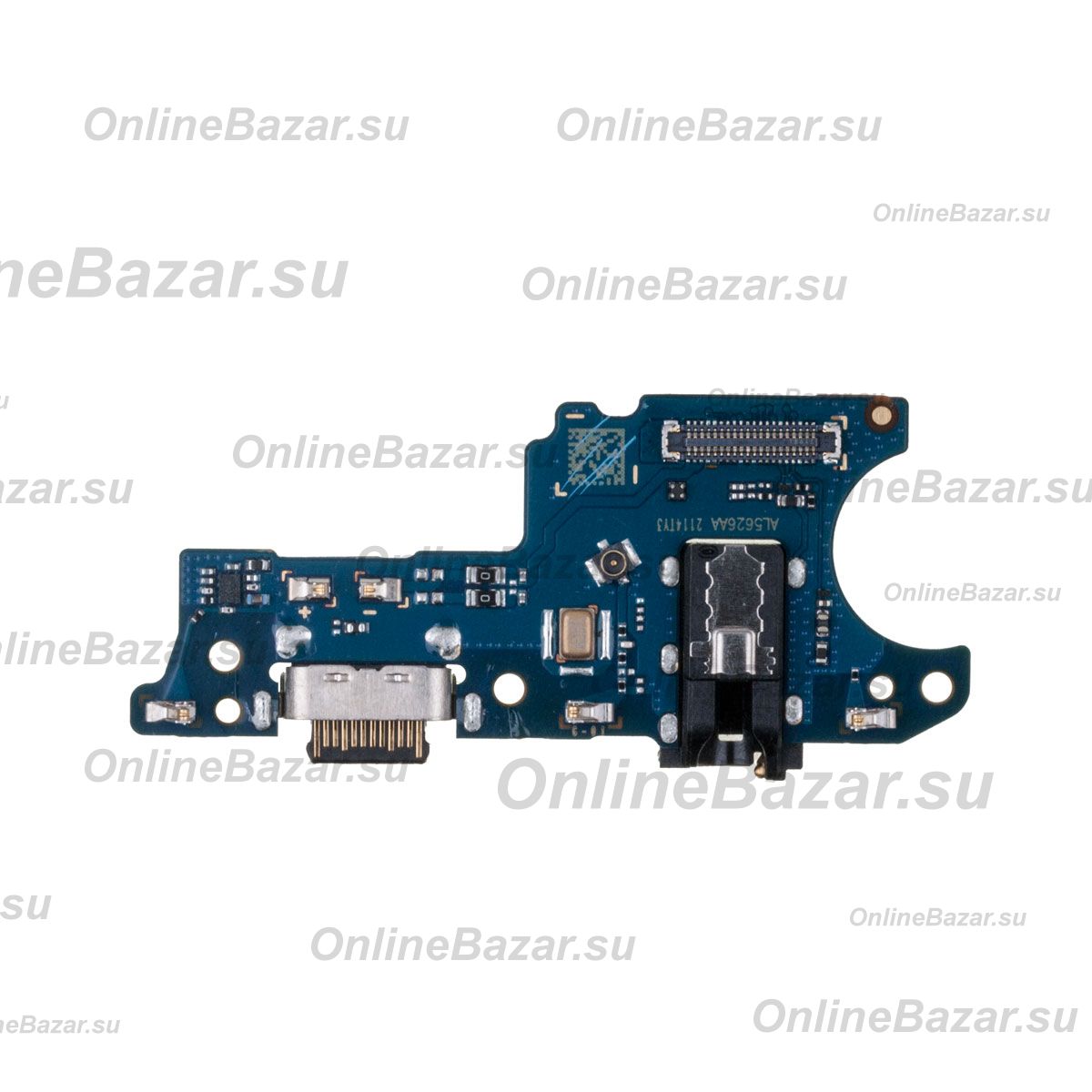 Плата нижняя для Samsung SM-A037F (Galaxy A03s) на системный разъем, разъем гарнитуры и микрофон (оригинал) ― Spb.OnlineBazar.su